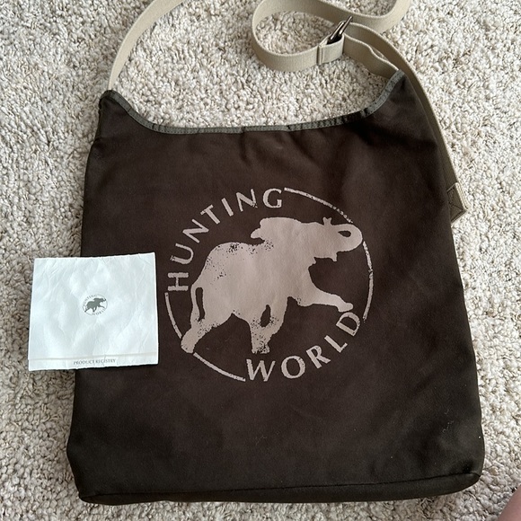 Hunting World Suede Tote Authentic - Picture 10 of 11